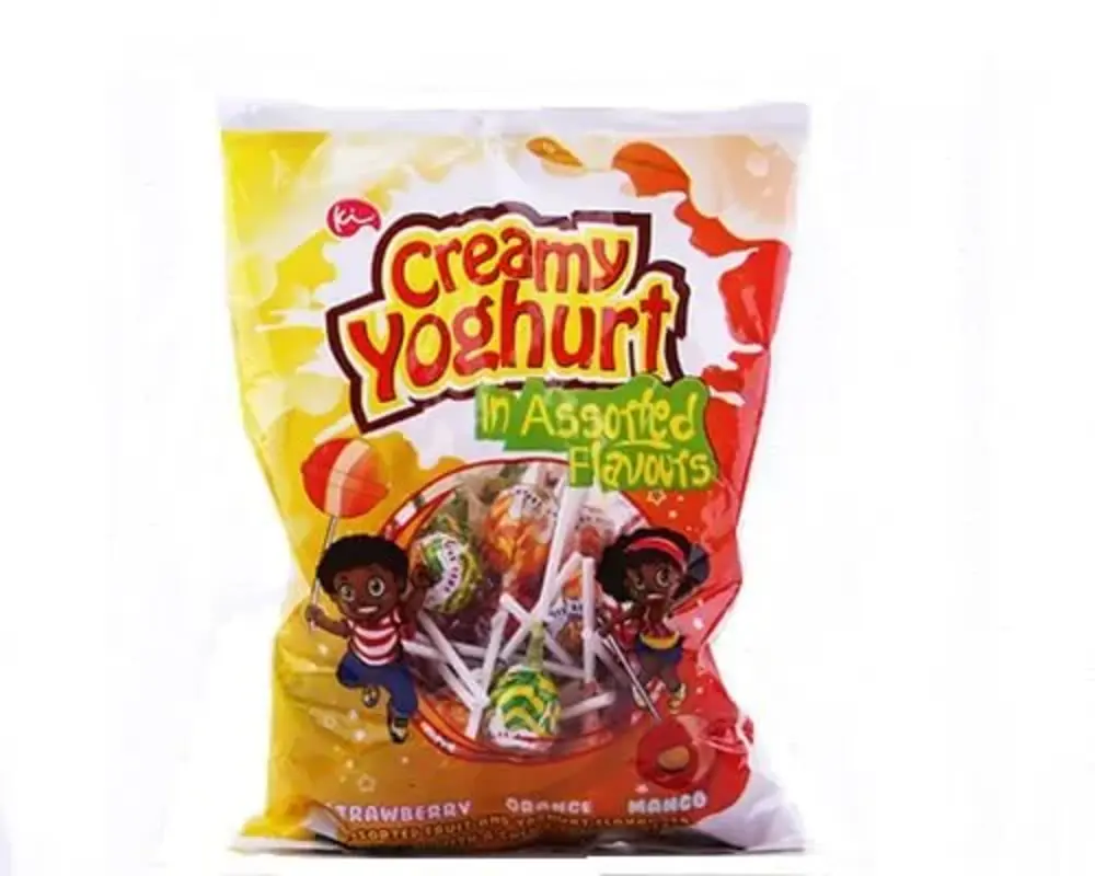 Kenafric Creamy Yoghurt Assorted Lollipops 50'S
